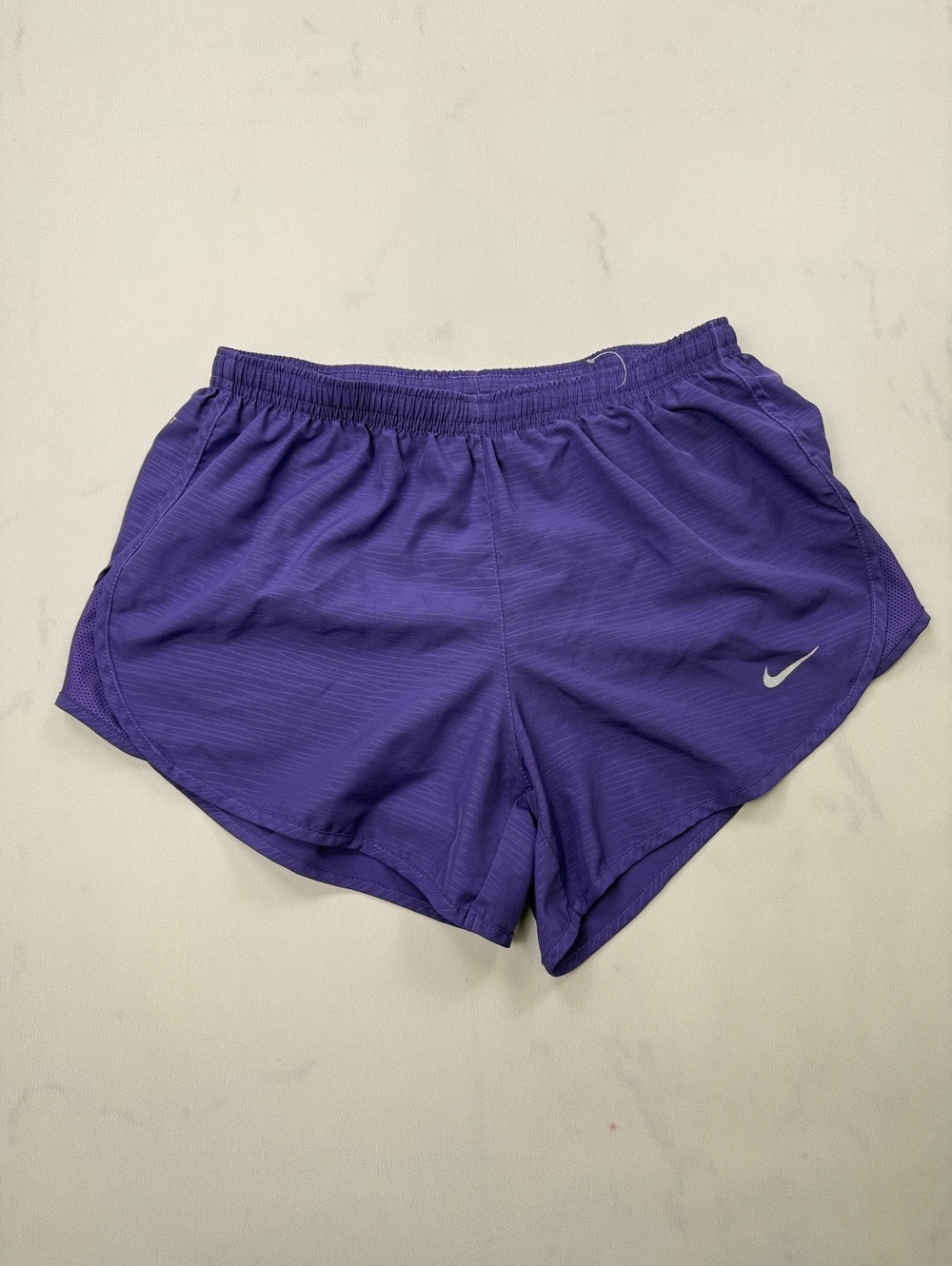 Nike Dri-FIT Athletic Shorts Purple Contemporary Modern Sporty - Womens S